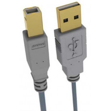 Кабель USB 2.0; А вилка - В вилка (для принтера); Sparks Gold; 1.8м 