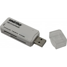 Картридер Smartbuy SBR-749-W; USB 2.0; White 