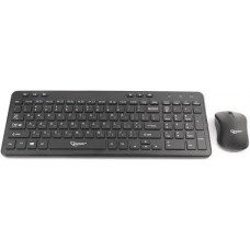 Клавиатура+мышь беспроводная Gembird KBS-8003; Wireless; Black