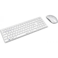Клавиатура+мышь беспроводная Rapoo 9300M (63077); Wireless; USB; White