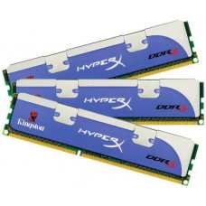 Оперативная память DDR3 SDRAM 6Gb PC3-12800 (1600); (3x2Gb в упаковке); Kingston HyperX (KHX1600C9D3K3/6GX)