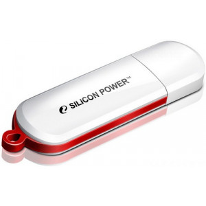 Flash-память Silicon Power LuxMini 320 (SP032GBUF2320V1W); 32Gb; USB 2.0; White