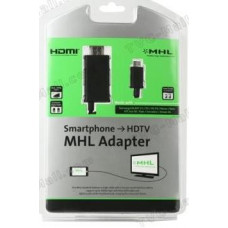 Переходник MHL Adapter; micro USB to HDMI; Smartphone-HDTV; 1.8m; Black