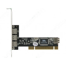 Контроллер STLab U-165; PCI>USB 2.0; 4 порта (3 внешн.+1 внутр.)