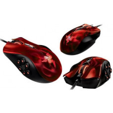 Мышь проводная Razer Naga HEX Wraith Red (RZ01-00750200-R3M1); USB; 5600 dpi; Black&Red