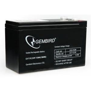 Аккумуляторная батарея Gembird 12V7,5AH (BAT-12V7.5AH)