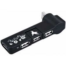 USB разветвители (HUB) USB CBR CH-150; 4-порта; чёрный