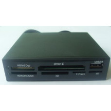 Картридер ATcom; чёрный; SD/MMC; SDНС; Memory Stick Pro/Pro duo; CF/MD; xD-Picture; USB-port