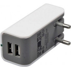 USB зарядное устройство Maxxtro UC-21A; 220V на 2xUSB; White