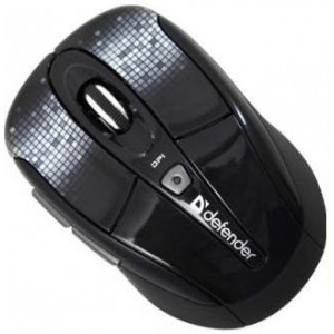 Мышь беспроводная Defender To-GO MS-585; Wireless; USB; Disco Black (52585)