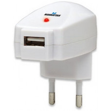 USB зарядное устройство 5V/1000mA; Manhattan 401494